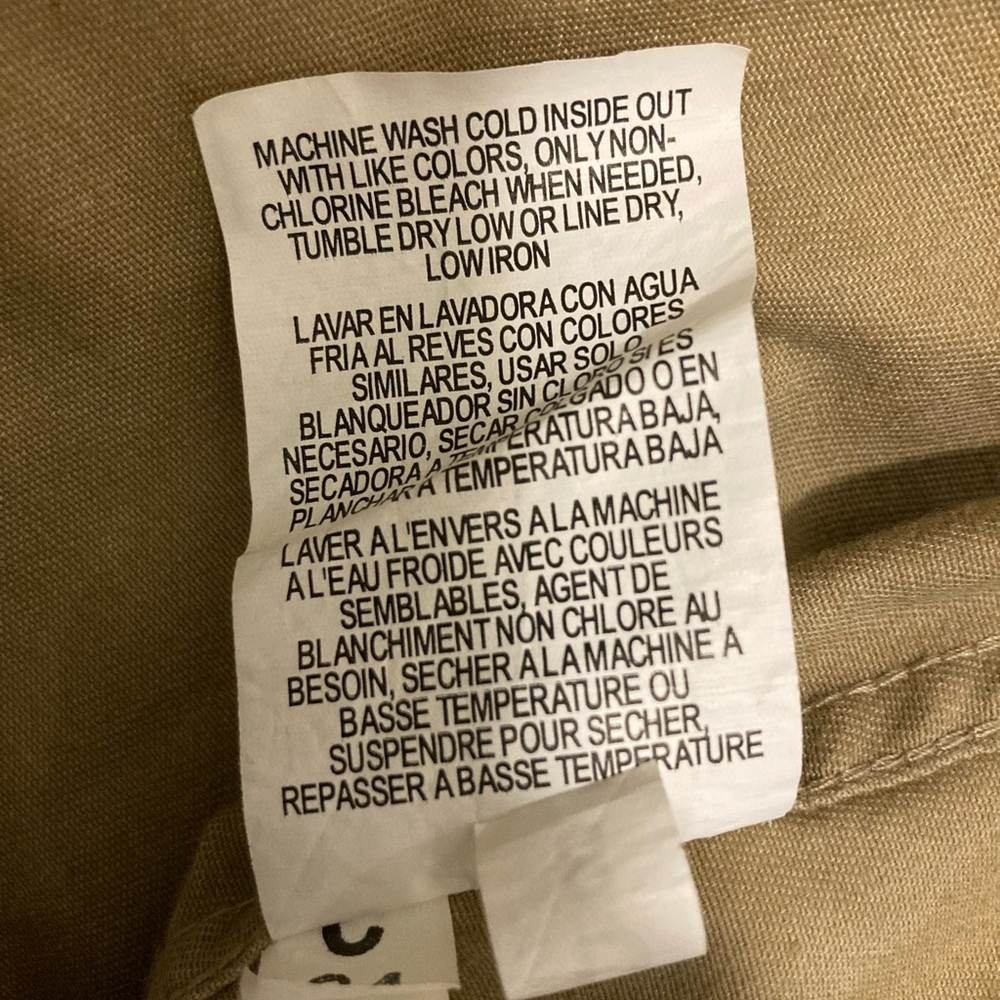 Wrangler Tan Casual Button Down Shirt - Picture 7 of 9